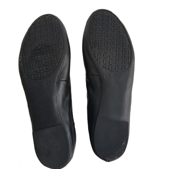 Merona| Black Classic Ballet Flats, Size 10 - Picture 2 of 6
